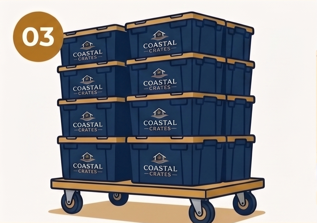 You Move and Unload the crates