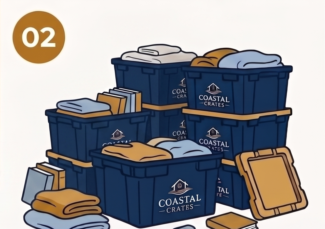 You Use the Crates to Pack